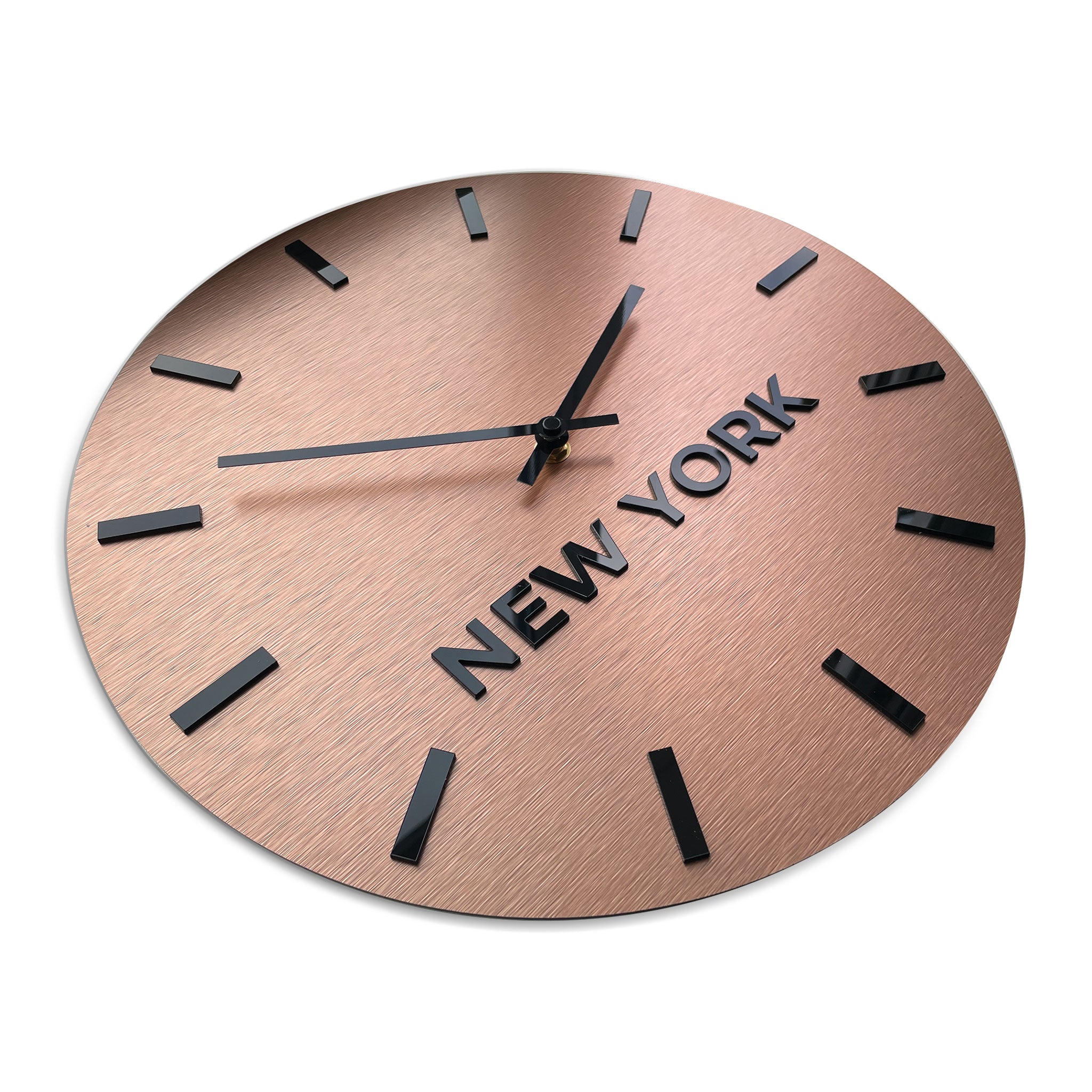 BRONZE "WORLD TIME ZONE CLOCK" - ALUMADESIGNCO Door Signs - Custom Door Signs For Business & Office