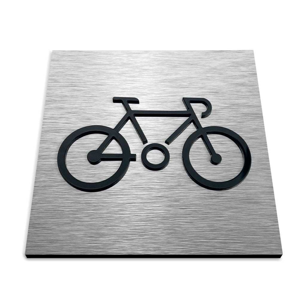 BICYCLE SIGNS - ALUMADESIGNCO Door Signs - Custom Door Signs For Business & Office