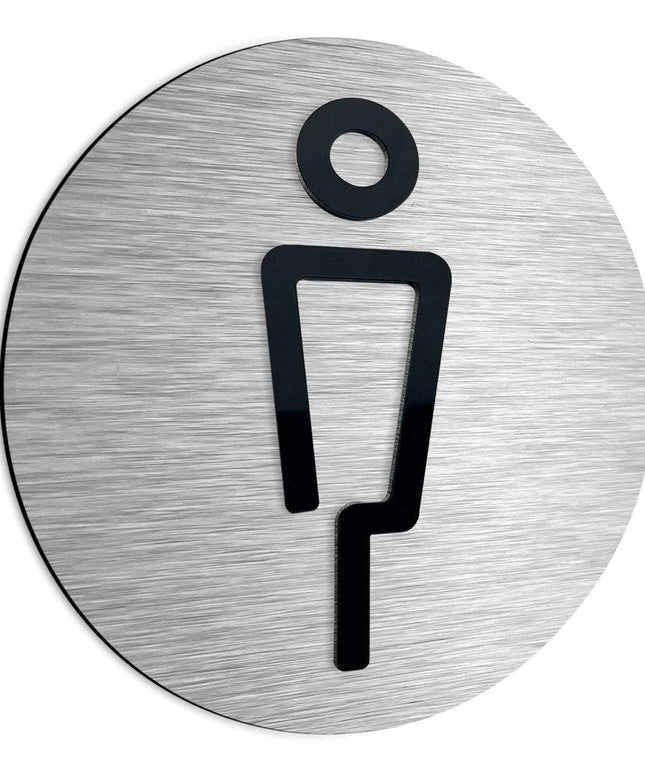 MALE ONLY SIGN - ALUMADESIGNCO Door Signs - Custom Door Signs For Business & Office