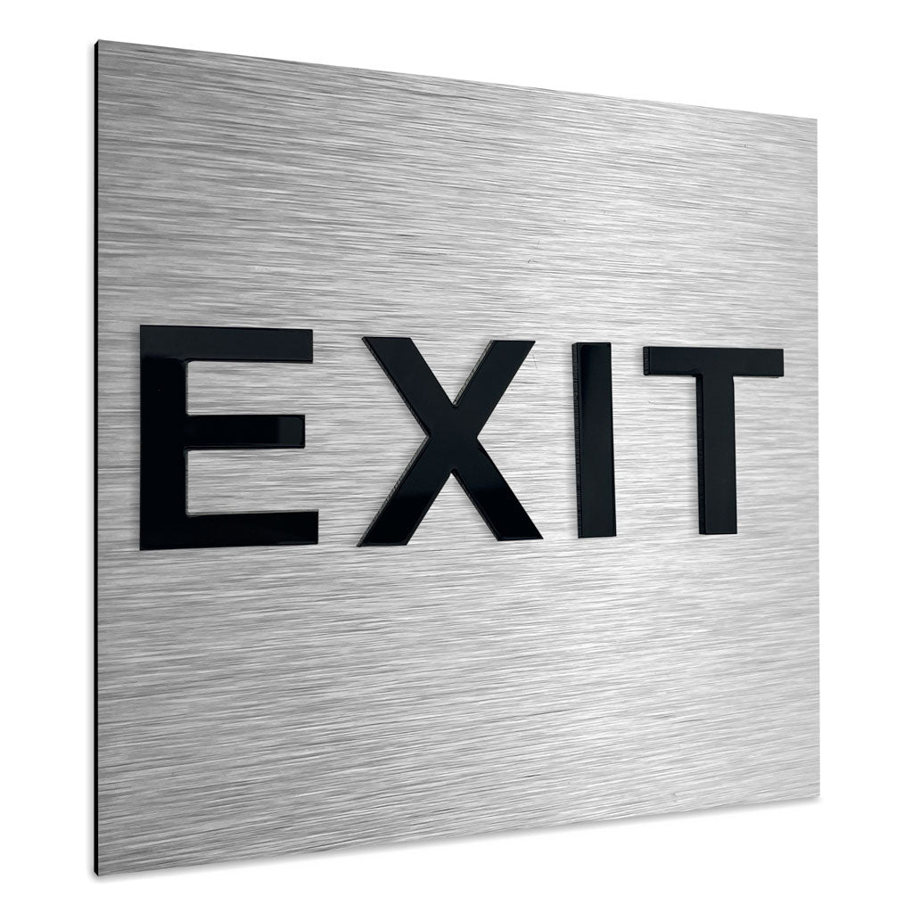 FIRE EXIT SIGN - ALUMADESIGNCO Door Signs - Custom Door Signs For Business & Office