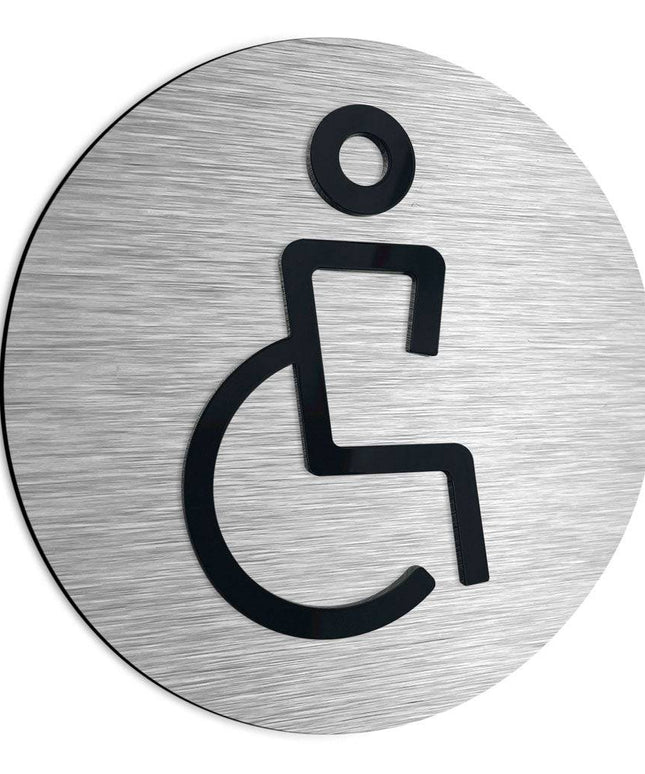 HANDICAP ONLY SIGN - ALUMADESIGNCO Door Signs - Custom Door Signs For Business & Office