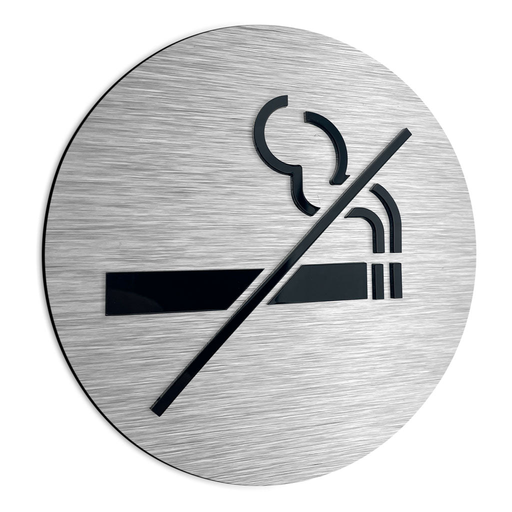 NON SMOKING SIGN - ALUMADESIGNCO Door Signs - Custom Door Signs For Business & Office