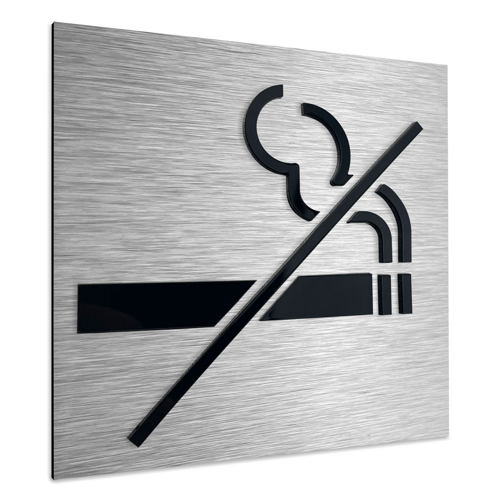 NO SMOKING SIGN - ALUMADESIGNCO Door Signs - Custom Door Signs For Business & Office