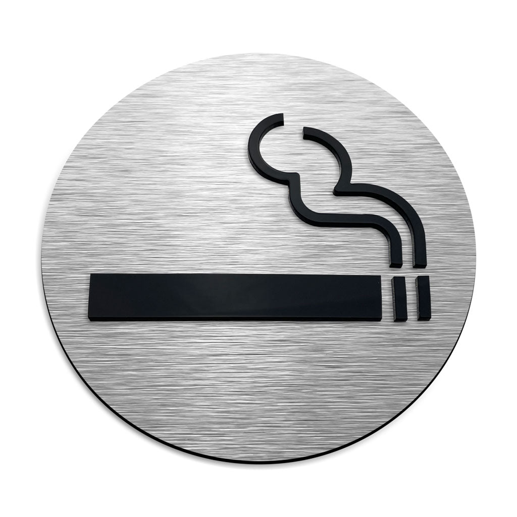 SMOKING AREA SIGN - ALUMADESIGNCO Door Signs - Custom Door Signs For Business & Office