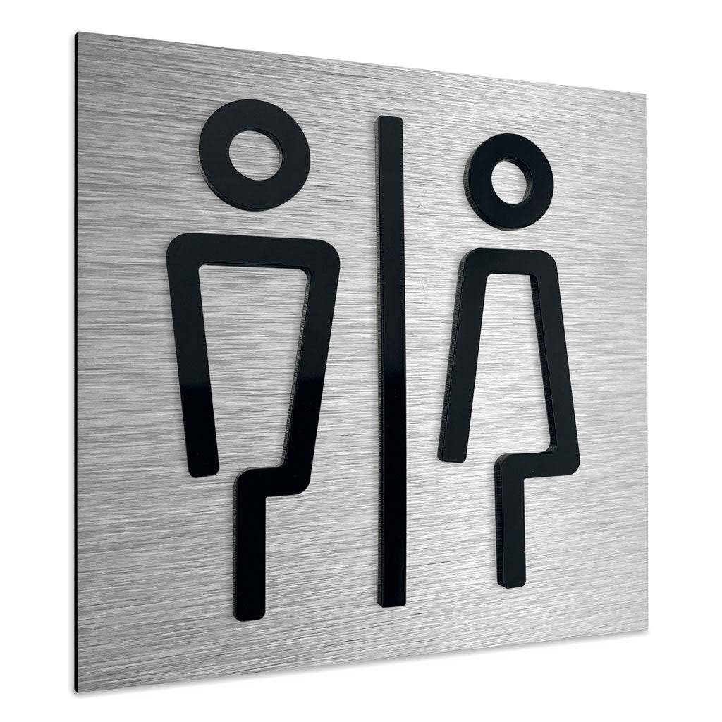 WOMEN AND MEN BATHROOM SIGN | ALUMADESIGNCO Door Signs - Custom Door ...