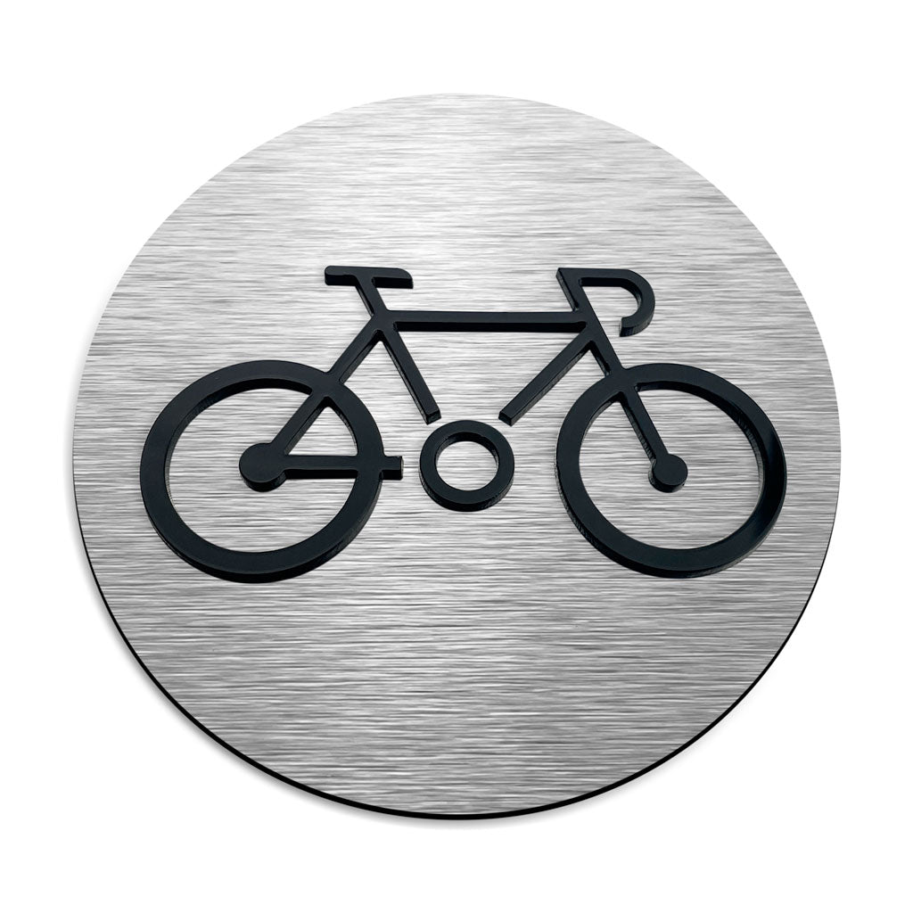 BICYCLE STORAGE ROOM SIGN - ALUMADESIGNCO Door Signs - Custom Door Signs For Business & Office