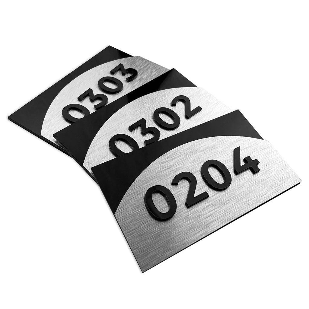 ROOM NUMBER PLACARDS - ALUMADESIGNCO Door Signs - Custom Door Signs For Business & Office