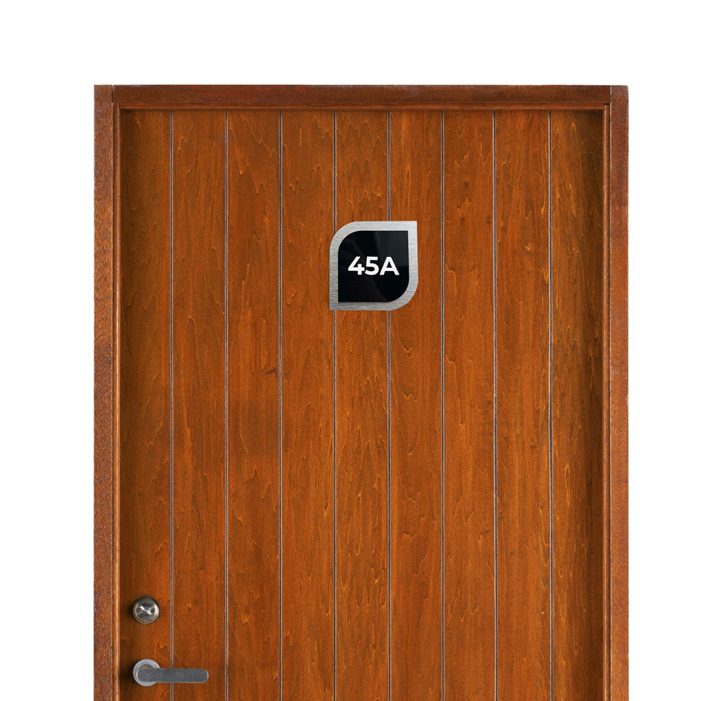 DOOR NUMBER PLATE - ALUMADESIGNCO Door Signs - Custom Door Signs For Business & Office