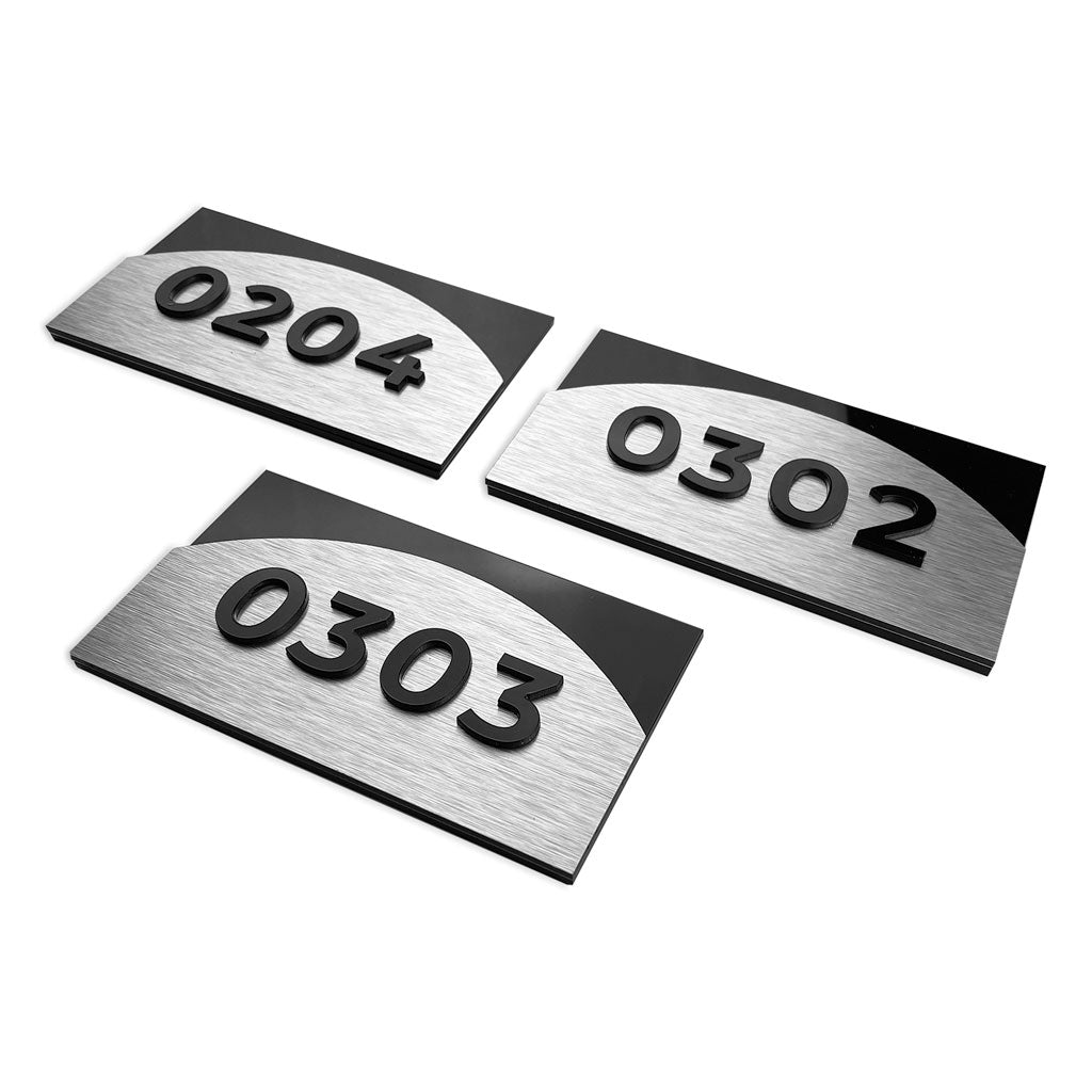 ROOM NUMBER PLACARDS - ALUMADESIGNCO Door Signs - Custom Door Signs For Business & Office