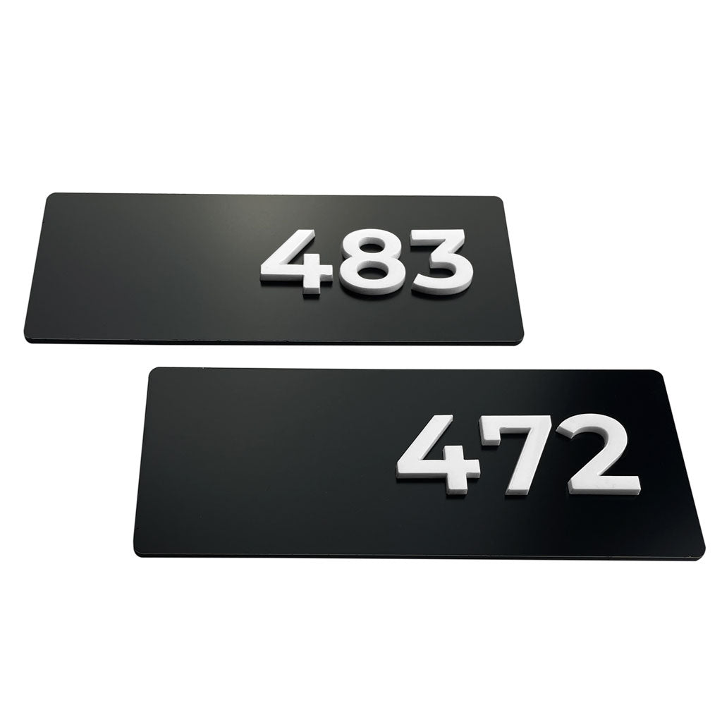 SUITE NUMBER SIGNS