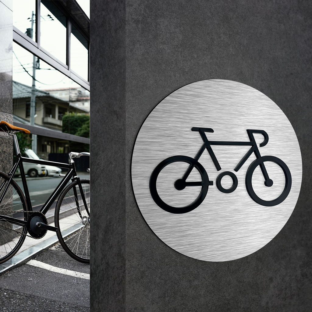 BICYCLE STORAGE ROOM SIGN - ALUMADESIGNCO Door Signs - Custom Door Signs For Business & Office