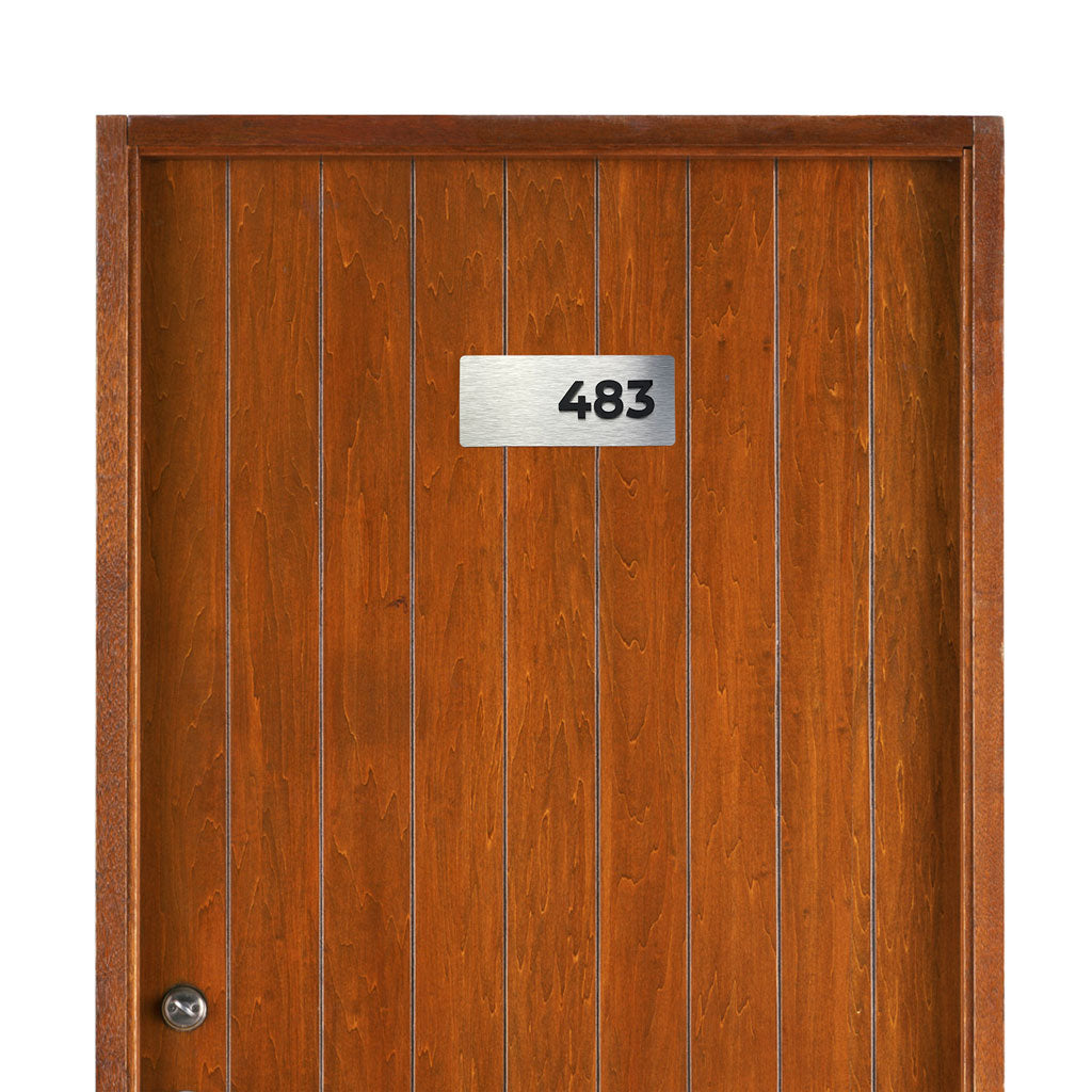 APARTMENT NUMBER SIGNS - ALUMADESIGNCO Door Signs - Custom Door Signs For Business & Office