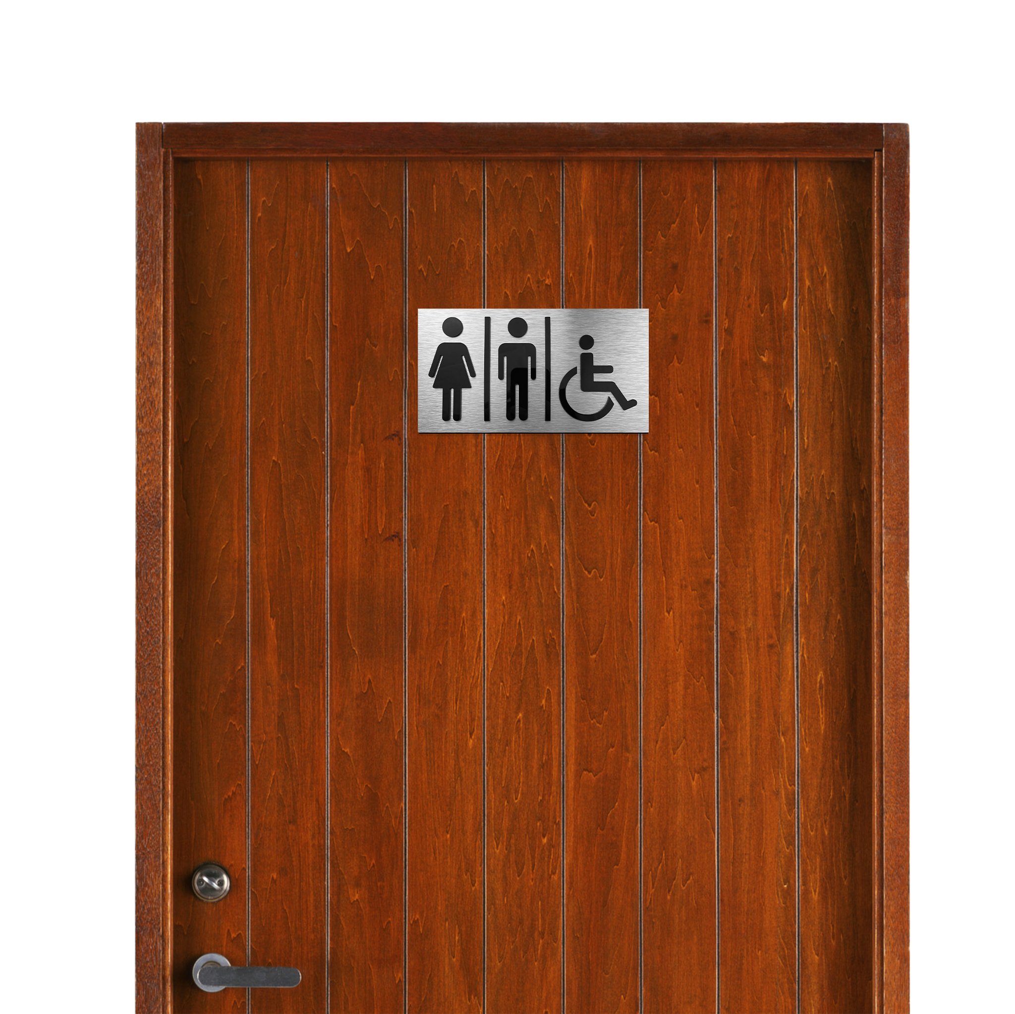ALL GENDER RESTROOM SIGN - ALUMADESIGNCO Door Signs - Custom Door Signs For Business & Office