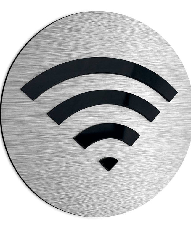 WIFI SIGN FOR GUEST ROOM - ALUMADESIGNCO Door Signs - Custom Door Signs For Business & Office
