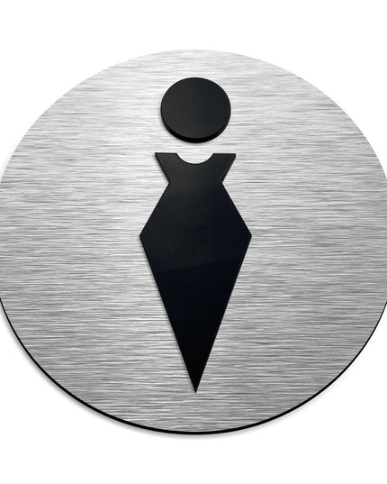 LADIES BATHROOM SIGN - ALUMADESIGNCO Door Signs - Custom Door Signs For Business & Office