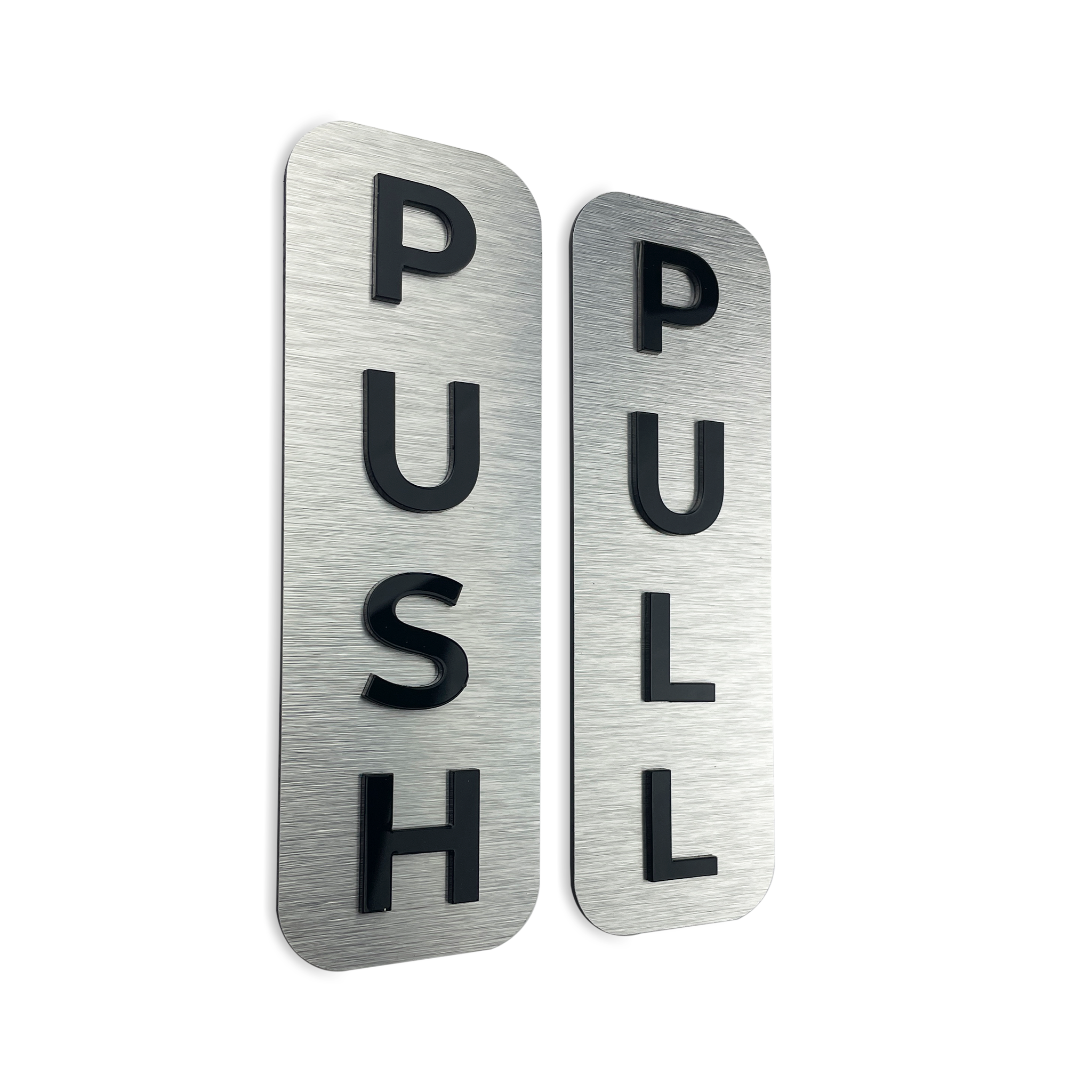 PUSH AND PULL SIGNAGE - ALUMA Door Signs - Custom Door Signs For Business & Office