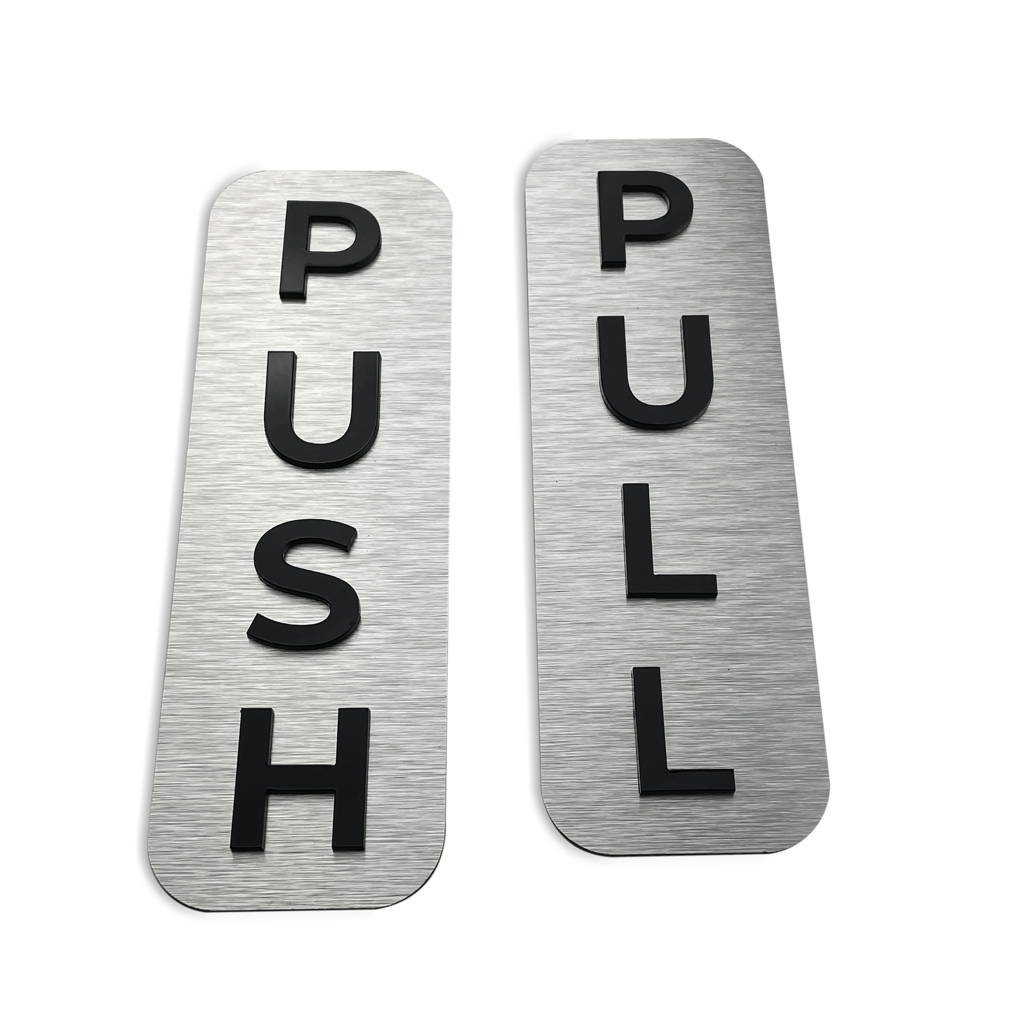 PUSH AND PULL SIGNAGE - ALUMA Door Signs - Custom Door Signs For Business & Office
