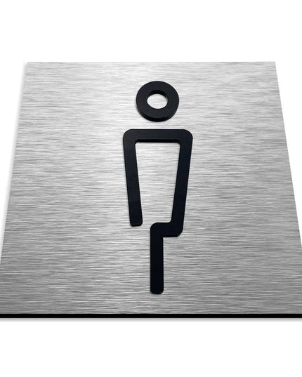 MENS TOILET SIGN - ALUMADESIGNCO Door Signs - Custom Door Signs For Business & Office