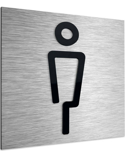 MENS TOILET SIGN - ALUMADESIGNCO Door Signs - Custom Door Signs For Business & Office