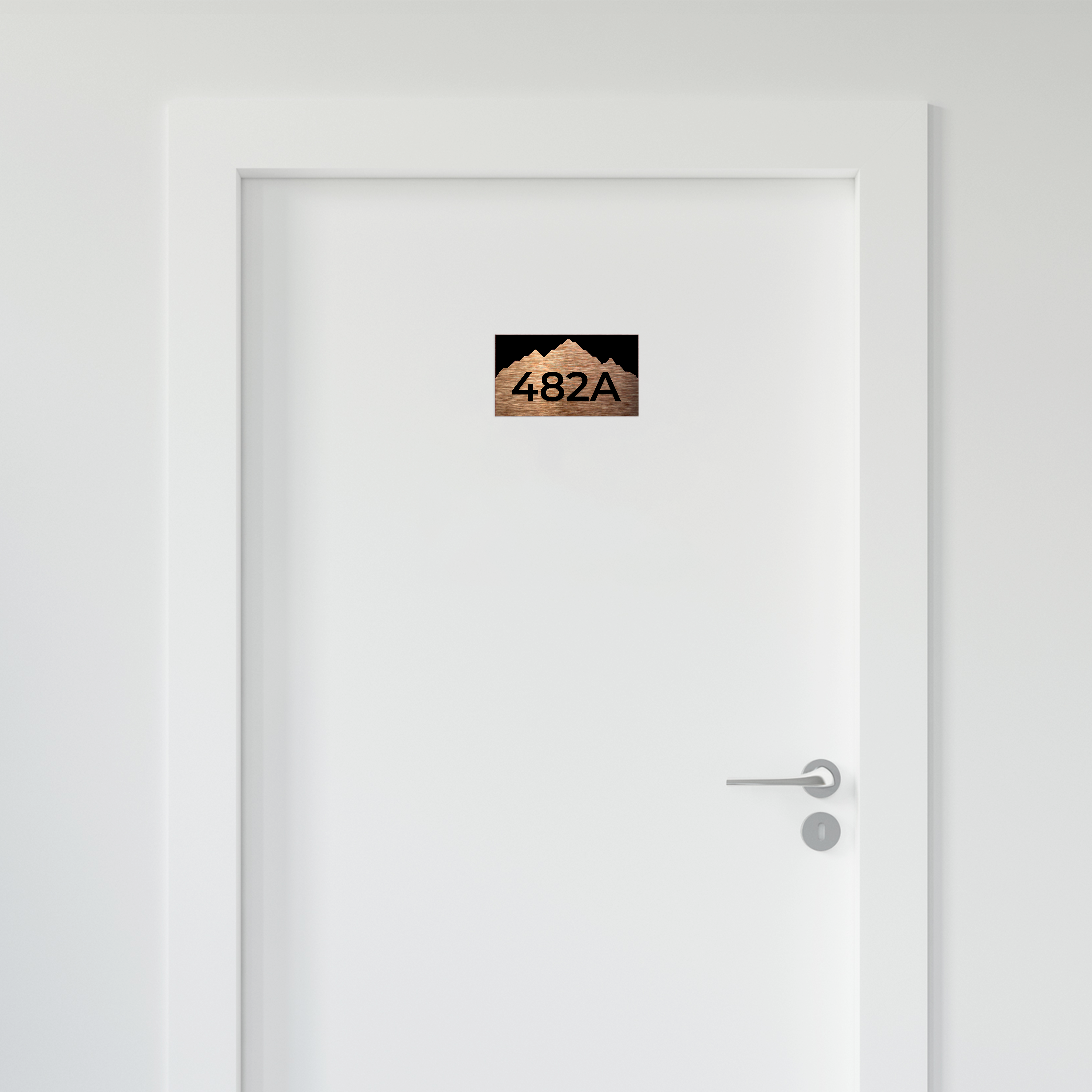 BRONZE HOTEL ROOM NUMBERS - ALUMADESIGNCO Door Signs - Custom Door Signs For Business & Office