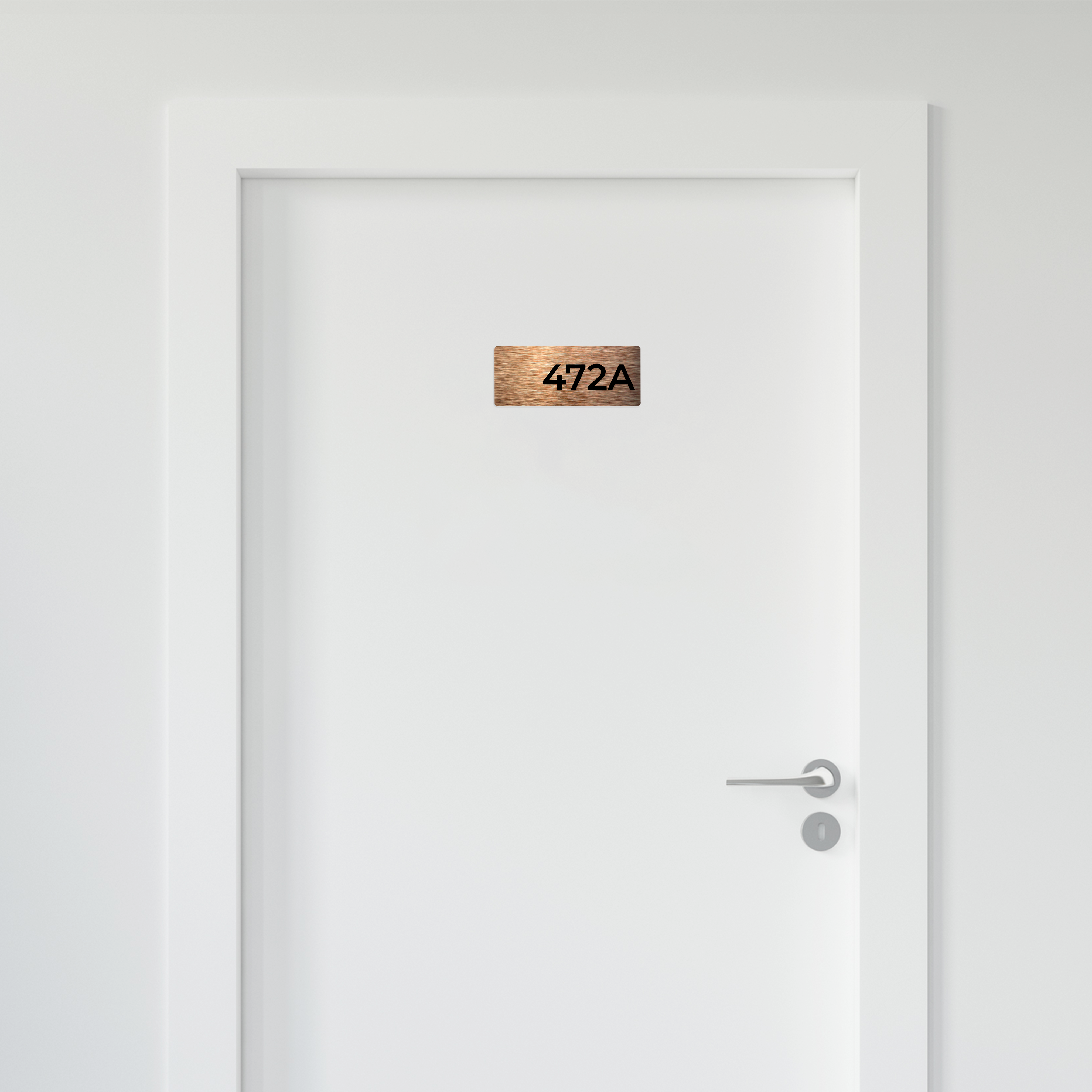 BRONZE APARTMENT NUMBER SIGNS - ALUMADESIGNCO Door Signs - Custom Door Signs For Business & Office