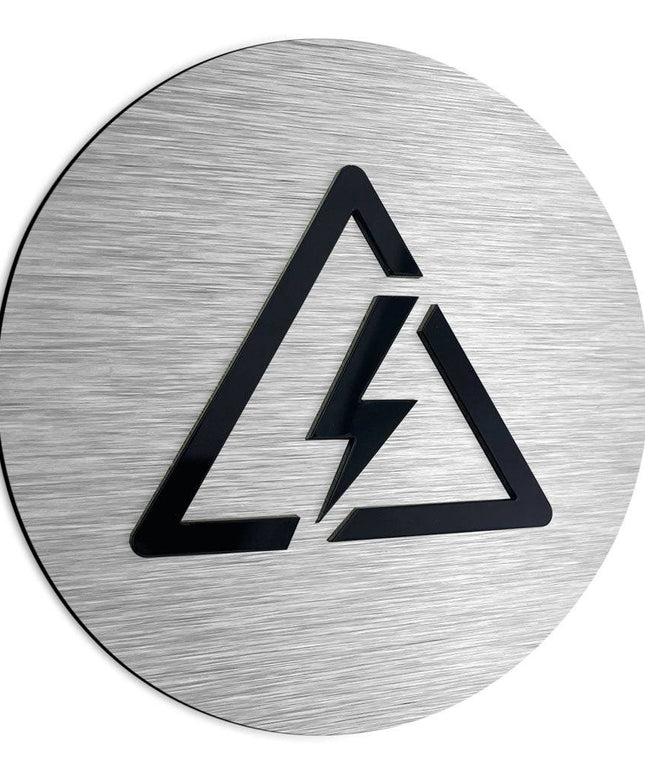 DANGER ELECTRICITY SIGN - ALUMADESIGNCO Door Signs - Custom Door Signs For Business & Office