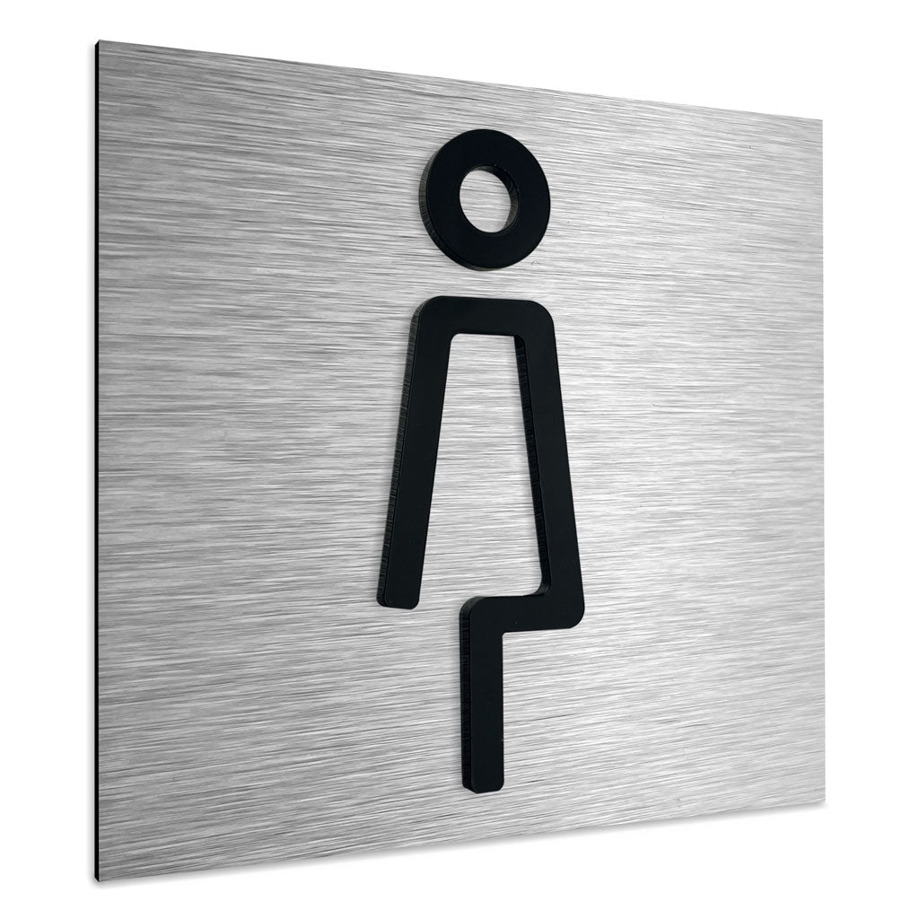 LADIES ONLY RESTROOM SIGNS - ALUMADESIGNCO Door Signs - Custom Door Signs For Business & Office